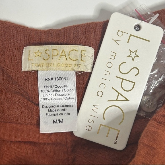 NWT L*SPACE Aidan Short in Tobacco - Picture 8 of 11